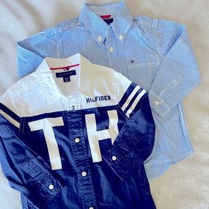 2 TOMMY HILFIGER Kids Button Shirts